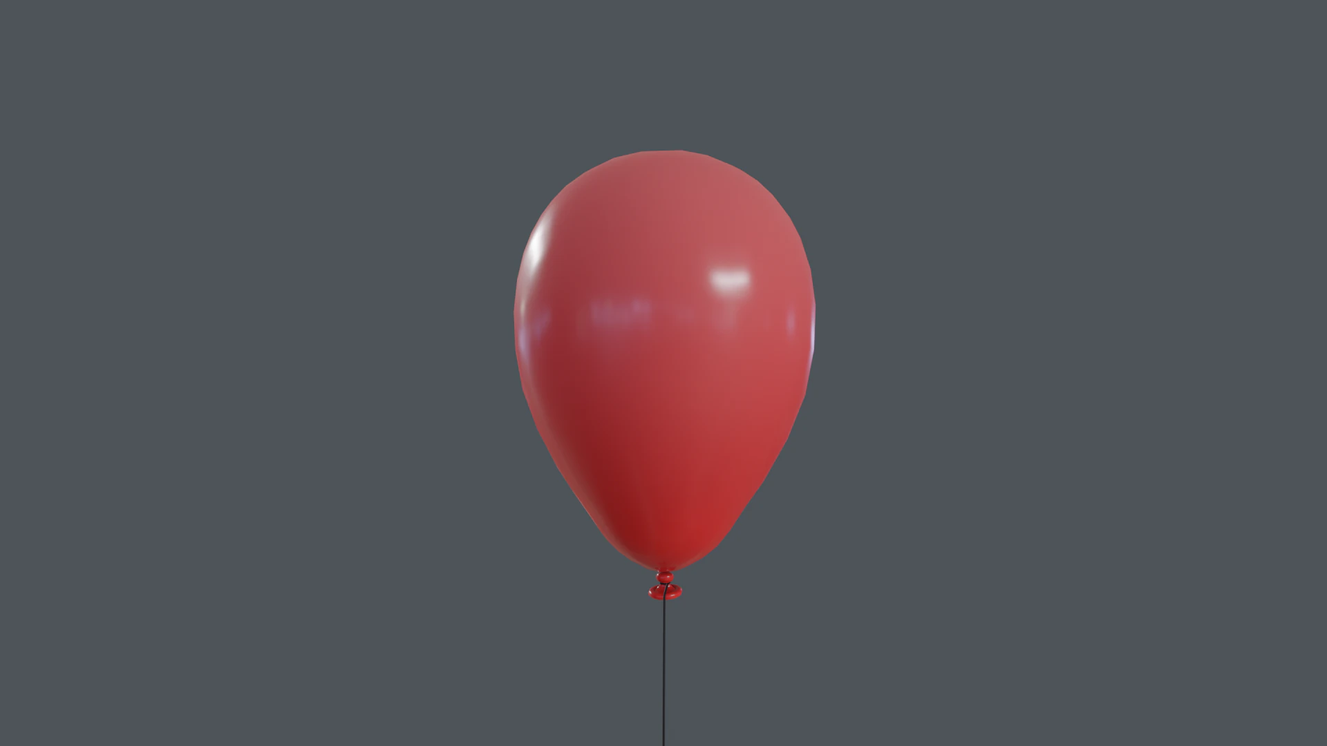 Balloon 3D Model .c4d .max .obj .3ds .fbx .stl .blend 