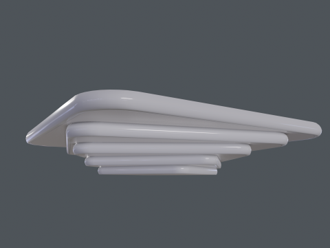 LED ceiling chandelier 3D Model
