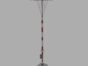 Lampa ostrzegawcza lotniska RMP-200 Model 3D