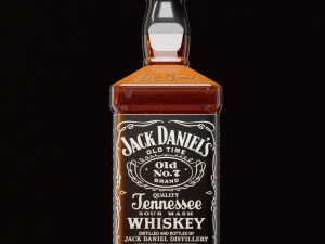 Botol Jack Daniels Model 3D