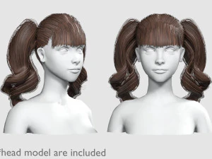 Pony Schattig kapsel V10827 3D Model