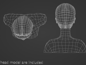Bangs Tight Hairstyle V4204 3D Model
