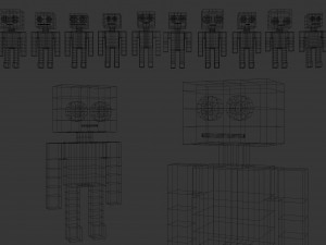 10 humans 3D Model