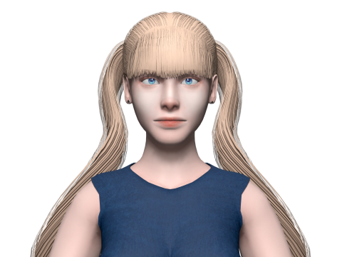 Basic pretty woman V23036 3Dモデル