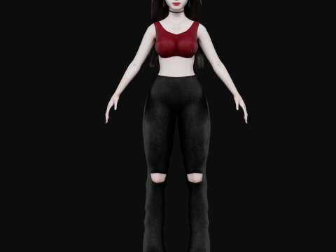 Basic pretty woman V33107 Modello 3D