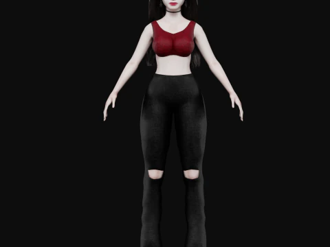 Basic pretty woman V33107 3D Model