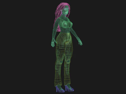 Basic pretty woman V33107 3D Model