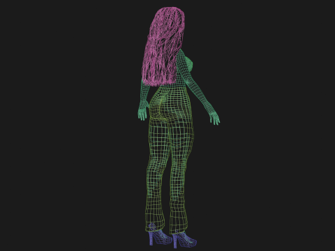 Basic pretty woman V33107 Modello 3D