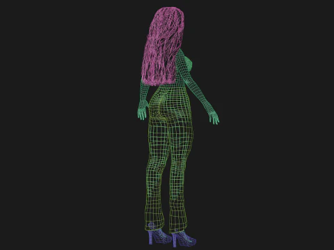 Basic pretty woman V33107 3D Model