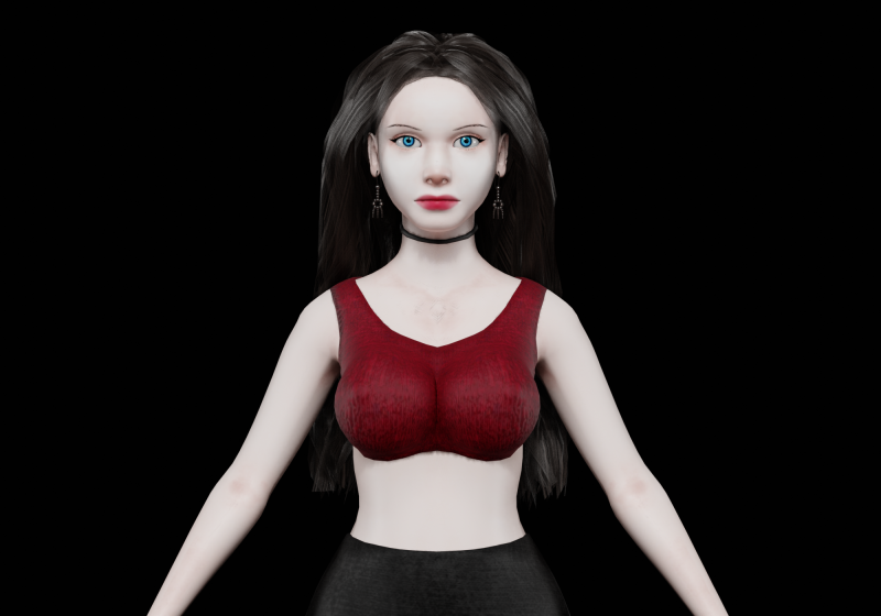 Basic pretty woman V33107 Modello 3D .c4d .max .obj .3ds .fbx .stl .blend 