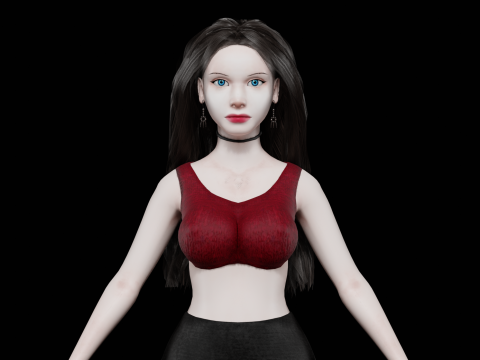 Basic pretty woman V33107 3D Model