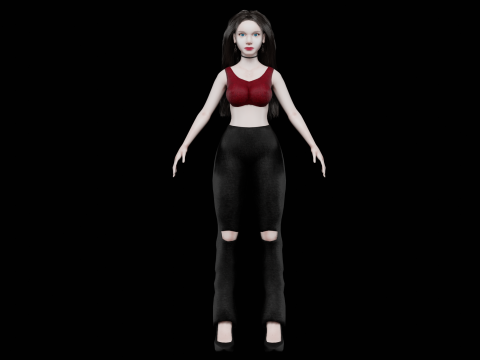Basic pretty woman V33107 Modello 3D