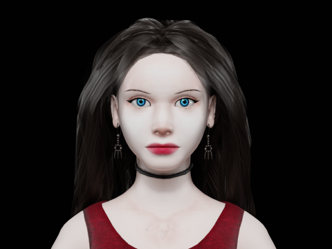 Basic pretty woman V33107 Modello 3D