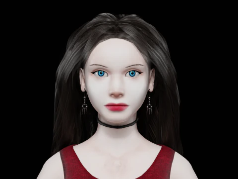 Basic pretty woman V33107 3D Model
