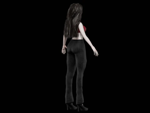 Basic pretty woman V33107 3D Model