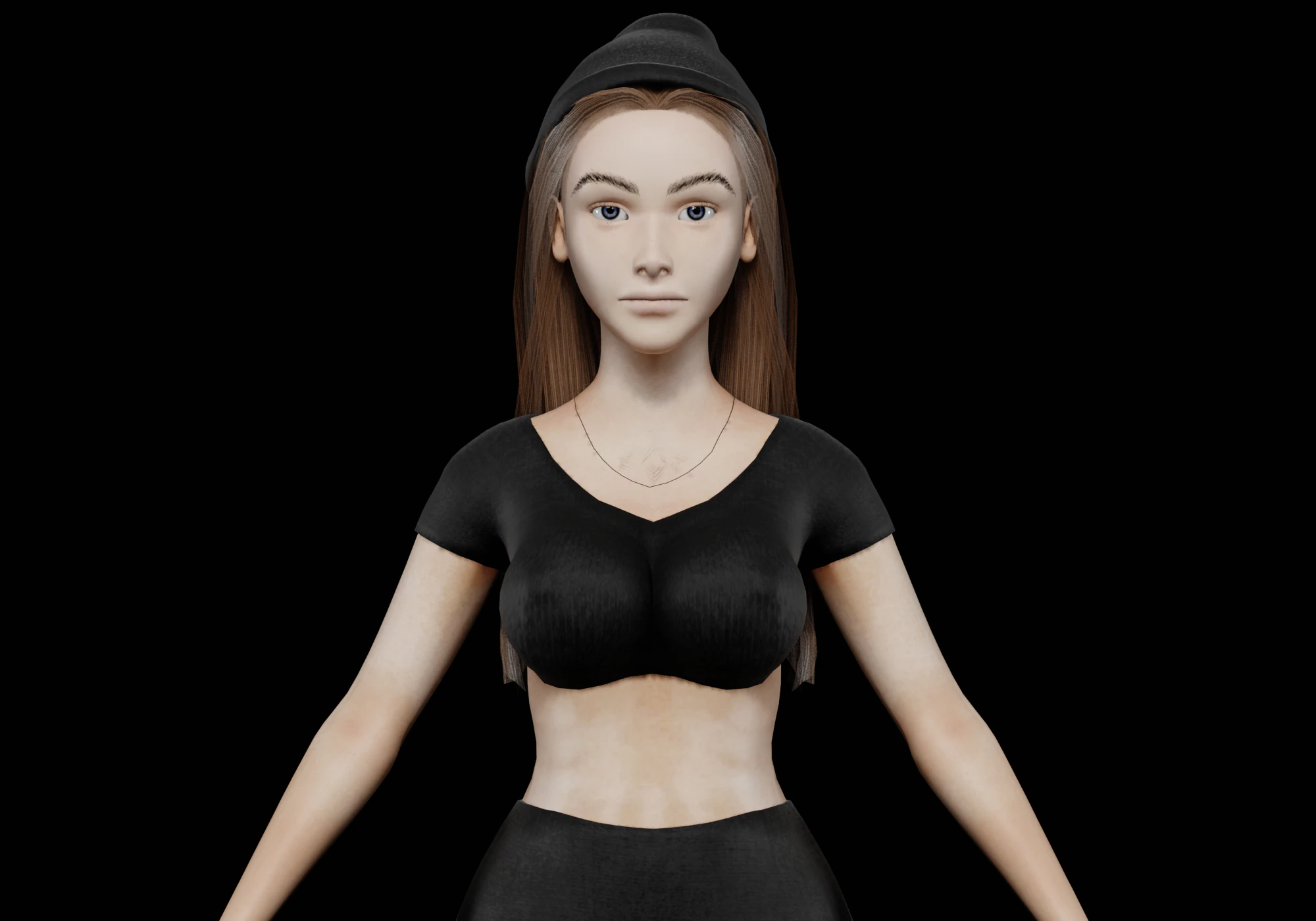 Classic young woman V27680 3D Model .c4d .max .obj .3ds .fbx .stl .blend 