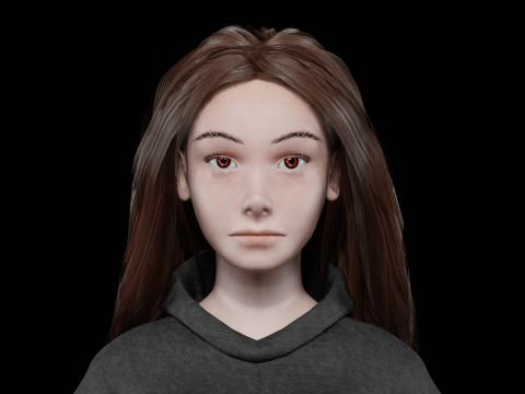 Cool sweet woman V36153 Modelo 3D