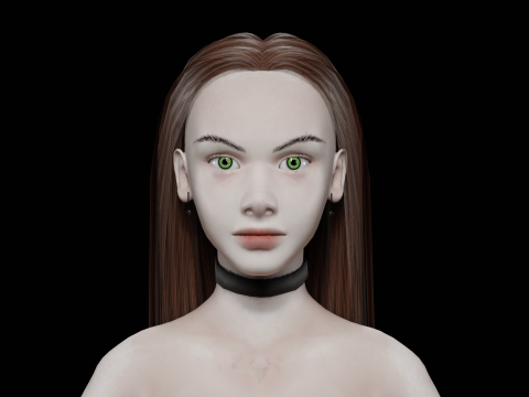 Pretty cool woman V24788 Modelo 3D