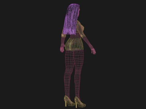 बहुत आकर्षक महिला V25620 3D मॉडल