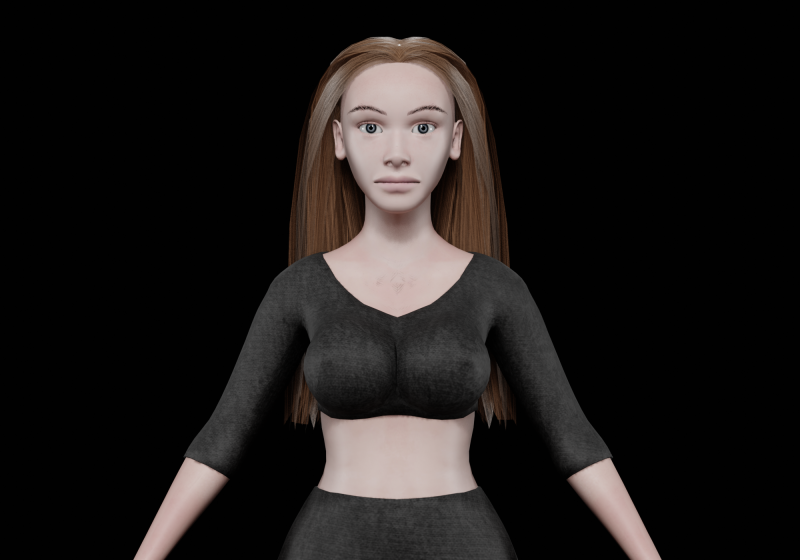 Pretty hot woman V25620 3D मॉडल .c4d .max .obj .3ds .fbx .stl .blend