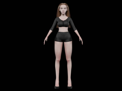 बहुत आकर्षक महिला V25620 3D मॉडल