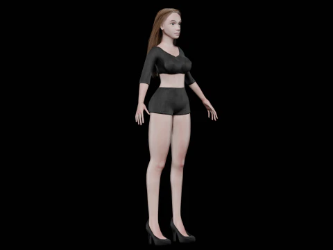 बहुत आकर्षक महिला V25620 3D मॉडल
