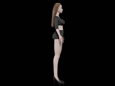 Pretty hot woman V25620 3D मॉडल