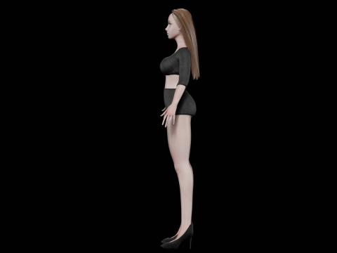 Pretty hot woman V25620 3D मॉडल