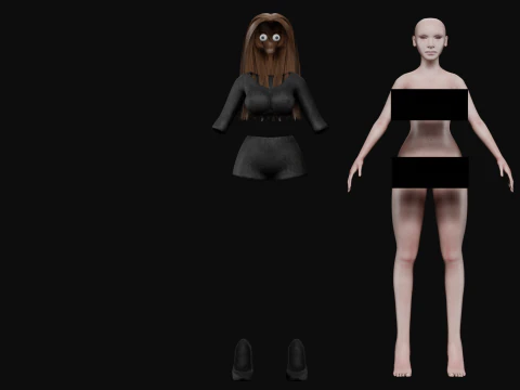 बहुत आकर्षक महिला V25620 3D मॉडल