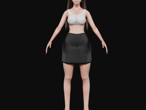 Pretty standard woman V30786 Modello 3D