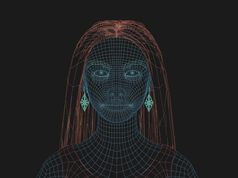 Pretty standard woman V30786 Modello 3D
