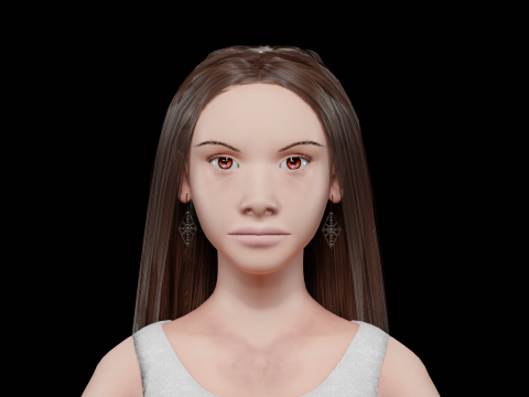 Pretty standard woman V30786 Modello 3D