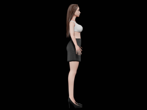 Pretty standard woman V30786 Modello 3D