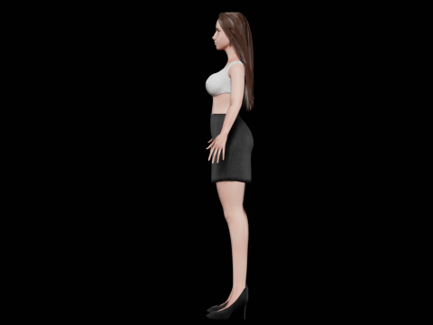 Pretty standard woman V30786 Modello 3D