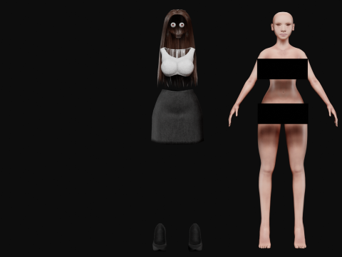 Pretty standard woman V30786 Modello 3D