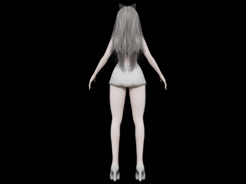 Pretty white woman V29865 3D Модель