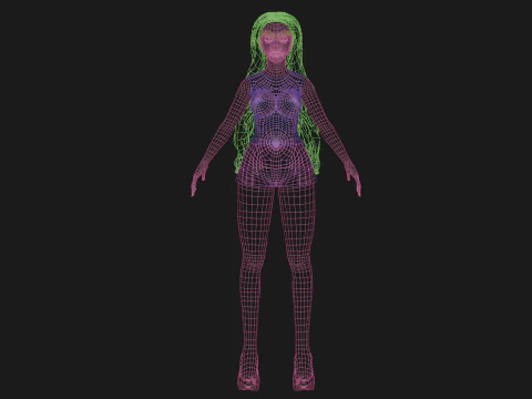 Standard pretty woman V33970 3D Model