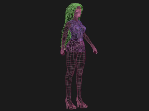 Standard pretty woman V33970 3D Model