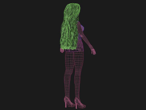 Standard pretty woman V33970 3D Model
