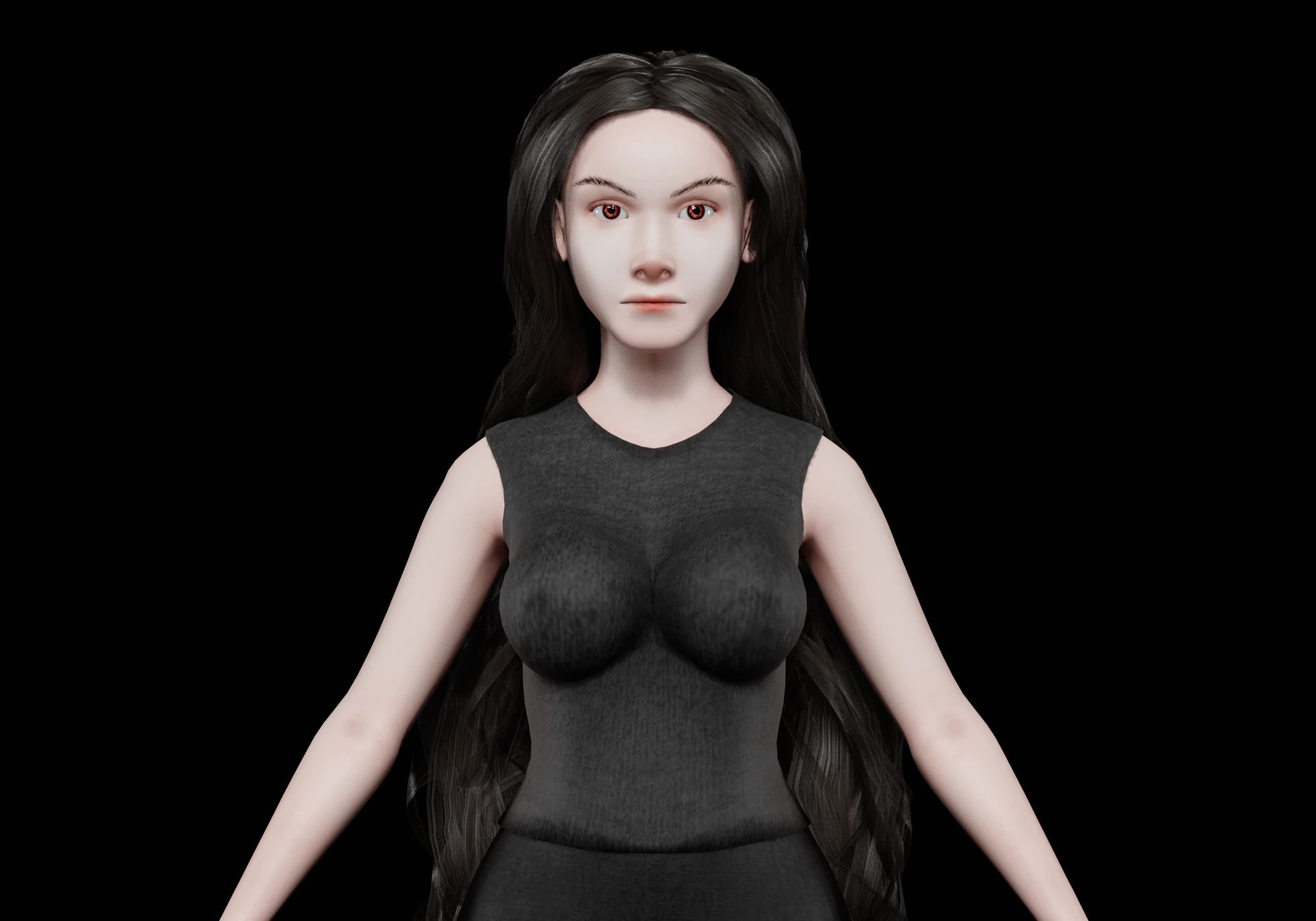Standard pretty woman V33970 3D Model .c4d .max .obj .3ds .fbx .stl .blend
