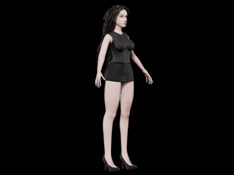 Standard pretty woman V33970 3D 모델