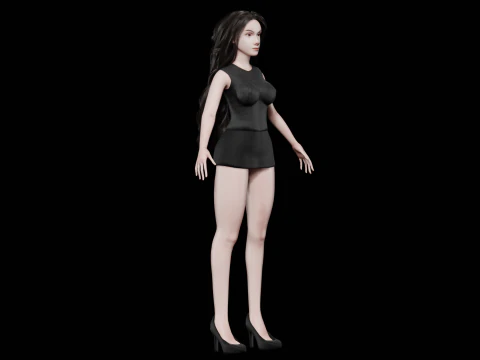 Standard pretty woman V33970 3D Model