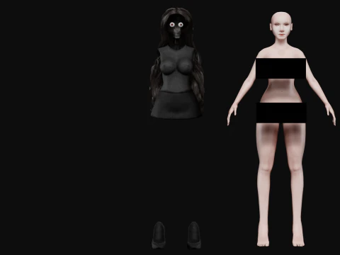 Standard pretty woman V33970 3D Model