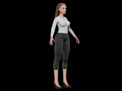 Jovem padr&atilde;o V29806 Modelo 3D