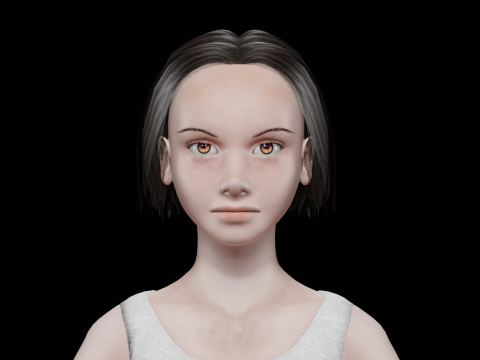 Sweet pretty woman V25593 3D Model