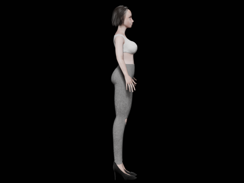 Sweet pretty woman V25593 3D Model