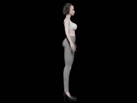 Sweet pretty woman V25593 3D Model