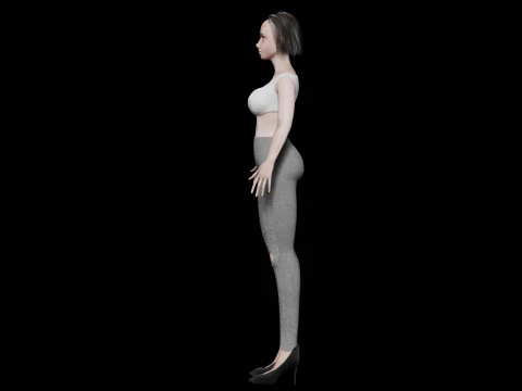 Sweet pretty woman V25593 3D Model