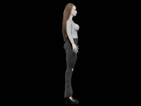 Young beautiful woman V30469 3D मॉडल