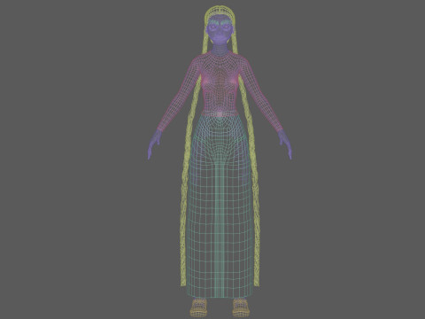 Basic teen woman V30675 Modèle 3D